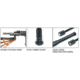Leapers UTG Shooters Bipod, Rubber Feet, 8.7in-10.6in Center Height, Black, TL-BP69S