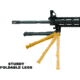 Leapers UTG Shooters QD Bipod, 8.7in-10.6in Center Height, Black, TL-BP69SQ