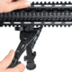 Leapers UTG Super Duty Bipod, Quick Detach, 6.0in- 8.5in Center Height, Black, TL-BP98Q