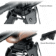 Leapers UTG Super Duty Bipod, Quick Detach, 6.0in- 8.5in Center Height, Black, TL-BP98Q