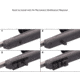 Leapers UTG Tactical OP Bipod, Quick Detach, 8.0-12.4in Center Height, Black, TL-BP88Q