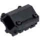 Leapers UTG Universal Single-rail Shotgun Barrel Mount, 3 Slots, Black, MNT-BR003XLS