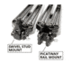 Limbsaver True-Track 10 Firearm Bipod, Standard Sling Attachment, Black, 12601