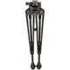 Limbsaver True-Track 10 Firearm Bipod, Standard Sling Attachment, Black, 12601