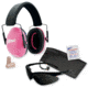Macks Double Up Safety Kit, Pink Earmuffs, Smoke Safety Glasses MK4463