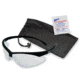 Macks Shooting Glasses, Black Frame, Clear Lens MK4481