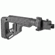 FAB Defense Folding Buttstock With Cheek Riser For AKS/AKM/AK-74, Black, UAS-AK