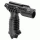 FAB Defense Vertical Foregrip w/Bipod and 1in Light Adapter, Black, T-PodFAB