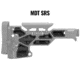MDT Rubber Buttstock Dampeners, SRS, Black, 106922-BLK