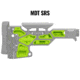 MDT Rubber Buttstock Dampeners, SRS, Green, 106922-GRN