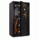 Mesa Safes Gun Safe,30 Gun Capacity,14.4 cu ft,55.375x28.5x15.25in,Combination Lock,Textured Black MBF6032C