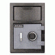 Mesa Safes Depository Safe,0.8 cu ft,8.75x13.75x11in,Combination Lock,Two-Tone Black/Grey MFL2014C