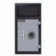 Mesa Safes Depository Safe,1.4 cu ft,16.125x13.75x11in,Combination Lock,Two Tone Black/Grey MFL2714C
