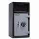 Mesa Safes Depository Safe,1.4 cu ft,16.125x13.75x11in,Combination Lock,Two Tone Black/Grey MFL2714C