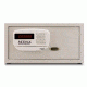Mesa Safes Hotel Safe,1.2 cu ft,8.875x17.75x12.625in,Electronic Lock,Keyed Alike,Cream MHRC916E-WHTKA