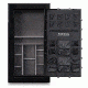 Mesa Safes UL Certified RSC Burglary Rated Gun Safe with 60 Minute Fire Rating, High Gloss Beveled Edge Body, Black, 72x42x27.5in, MGH45E-HG