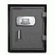 Mesa Safes UL Classified Fire Safe,1.5 cu ft,13.625x13.125x12.25in,Electronic Lock,Two-Tone Black/Grey MF60E