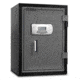 Mesa Safes UL Classified Fire Safe,1.7 cu ft,17.625x13.75x12.25in,Electronic Lock,Two-Tone Black/Grey MF70E