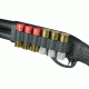 SureShell Side Mount Shell Carrier, Black, 6-Shell, Left Side, 12-Gauge, for Remington