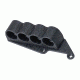 SureShell Side Mount Shell Carrier, Black, 4-Shell, Left Side, 12-Gauge, for Remington