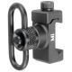 Midwest Industries Quick Detach Front Sling Adapter, Black - MCTAR-08