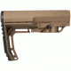 Mission First Tactical Battlelink Minimalist Stock Military For Mil Spec Size 1.148 Diameter Receiver Extensions Scorched Dark Earth