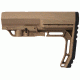 Mission First Tactical Battlelink Minimalist Stock Military For Mil Spec Size 1.148 Diameter Receiver Extensions Scorched Dark Earth