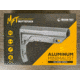 Mission First Tactical Battlelink Minimalist Mil-Spec Stock for AR-15, Black, Aluminum, BMSMIL-MTL-BL