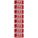 Mtm Ammo Caliber Labels .223 8-pack