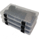 Mtm In-safe Handgun Storage Case 12'' Clear Smoke 3-pack