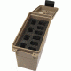 MTM Tactical Magazine Can Holds Ten Double Stack Handgun Magazines Dark Earth