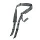 NcSTAR 2 Point Tactical Sling System, Urban Gray, 1-to-2-Point Convertible AARS2PU