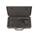 Negrini Compact Two-Sided Hard Gun Case, Black/Black, L19.9in x W14in x D4.7in 3038R/5131