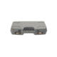 Negrini Hybri-Tech RMR Capable Locking Pistol Case, Gray/Black, Full Size Pistol, 2039iR/6524