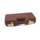 Negrini Leather Model 1911 Handgun Case, Coaba Brown Leather/Navy, 2018SPL/4836