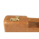 Negrini Luxury Handgun Case - 2 Gun, Nespola Leather Cover/Navy Interior, 2027PL-TAC/4845