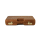 Negrini Luxury Handgun Case - 2 Gun, Nespola Leather Cover/Navy Interior, 2027PL-TAC/4845