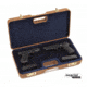 Negrini Luxury Handgun Case - 2 Gun, Nespola Leather Cover/Navy Interior, 2027PL-TAC/4845