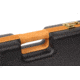 Negrini Luxury Handgun Case - 2 Pistols, Black/Nespola Leather Trim/Bordeaux Interior, 2027LX-TAC/4843