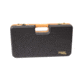 Negrini Luxury Handgun Case - 2 Pistols, Black/Nespola Leather Trim/Bordeaux Interior, 2027LX-TAC/4843