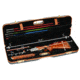 Negrini OU Deluxe Skeet Single Shotgun Case + Tube Set, Navy/Tobacco Leather/Navy Interior, 1659LX-TUBE/5161