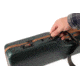 Negrini OU/SXS Deluxe Uplander Ultra-Compact Hunting Shotgun Case, Green/Cognac Leather Trim/Brown Interior, 16405LX/5493