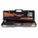 Two OU/SxS Hunting, Skeet Shotgun Travel Case, Black/Blue, 32X11.6X4.8