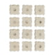 Otis Technology Star Chamber Cleaning Pads, 12 Pack, 5.56mm, White, FG-2715-PD B