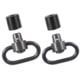 Out Push Button Swivels, 1.25 in, Black, Pbs19122
