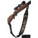 The Outdoor Connection Raptor Neoprene Gun Sling w/Brute &amp; CLoops, Black, NDR-90090