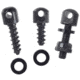 Outdoor Connection Swivel Base Set, Black, 3/4 in. Wood, 3/4 in. Machine BO-3