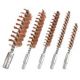 Outers Rifle Bore Brushes, Phosphor Bronze - .40-.45/.458 Cal - 8-32 Threads