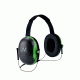 Peltor X1B Behind-the-Head Earmuffs, Black, 10 EA/CS, Black, One Size Fits Most UU008197715