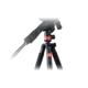 Predator Tactics DeadEye Rifle Tripod System, Matte Black/Red Aluminum Finish, 97503